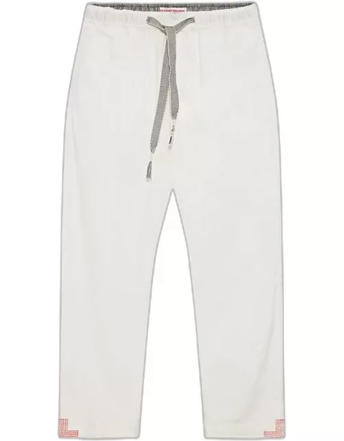 Sonoran - Washed Buttercup Multi-stitch Relaxed Fit Garment-dye Trouser