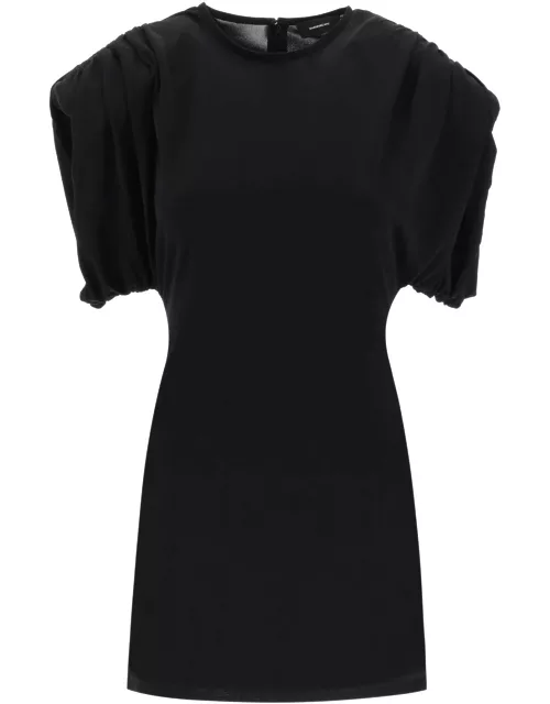 WARDROBE.NYC Mini sheath dress with structured shoulder