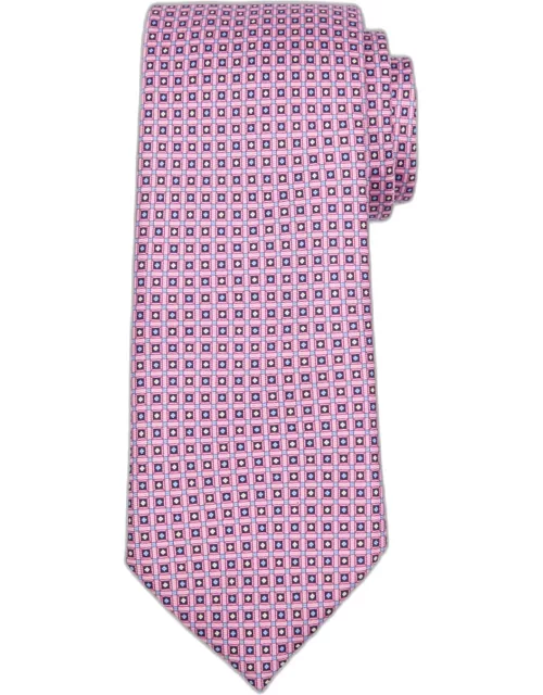 Men's Micro-Printed Silk Tie