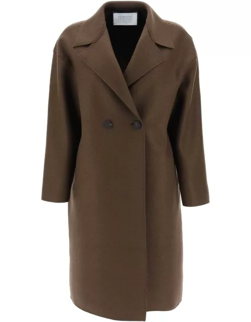 HARRIS WHARF LONDON Cocoon coat in pressed woo