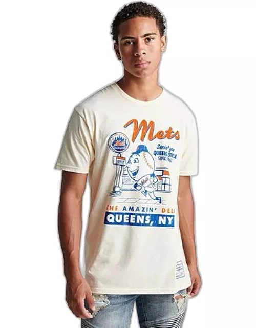 Men's Mitchell & Ness New York Mets MLB Deli Graphic T-Shirt