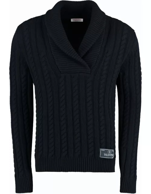 Valentino Cable Knit Sweater
