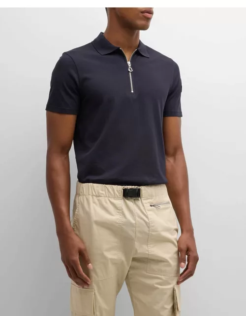 Men's Zip Polo Shirt
