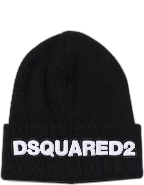 Dsquared2 wool hat with embroidered logo