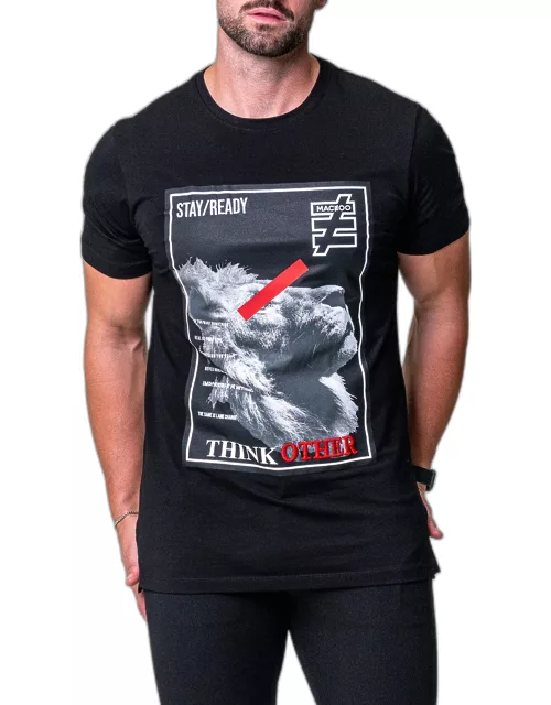 Men's Think Lion Graphic T-Shirt