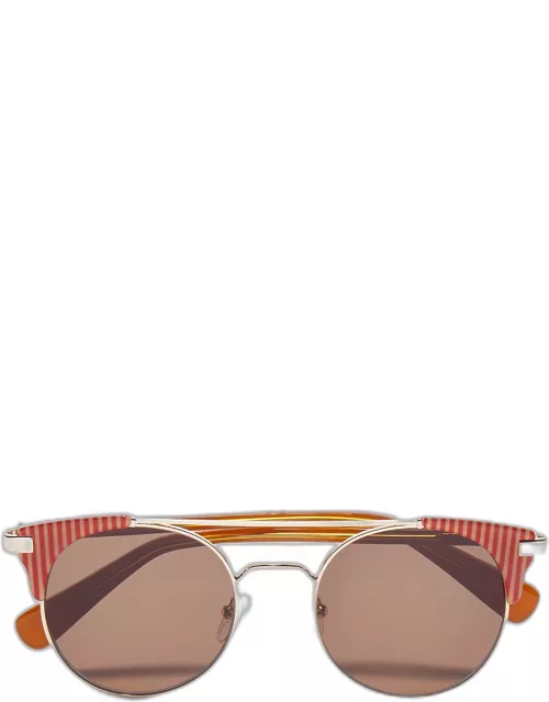 Palma Mixed-Media Aviator Sunglasse