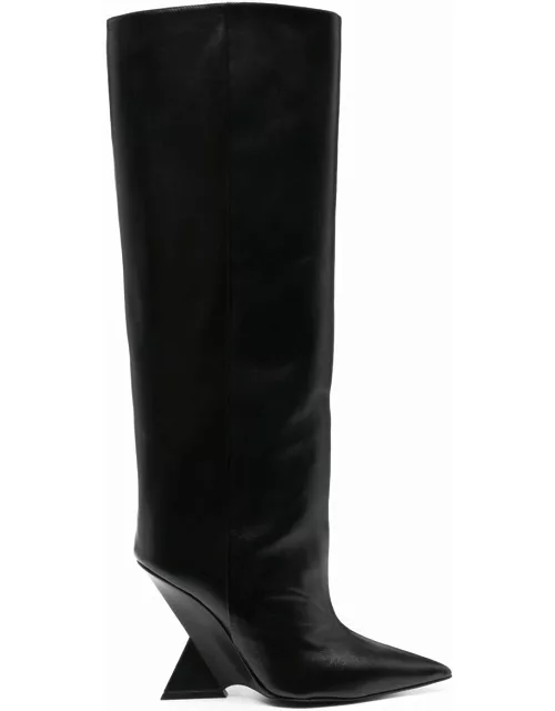 Black Cheope knee-high boot