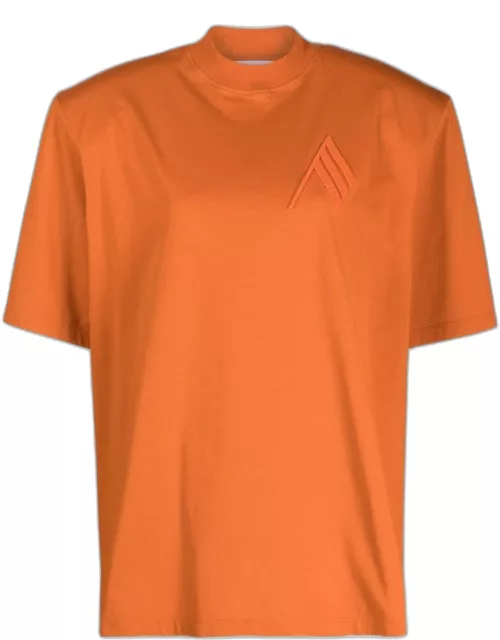 Kilie orange structured T-shirt