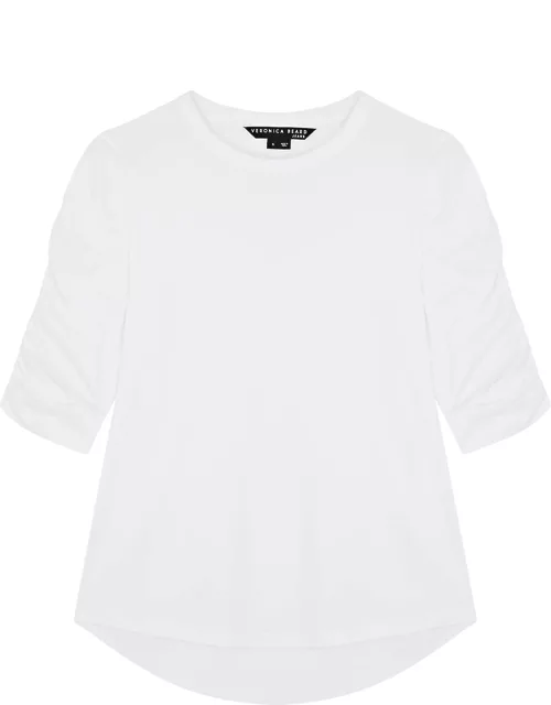 Veronica Beard Waldorf Cotton T-shirt - White