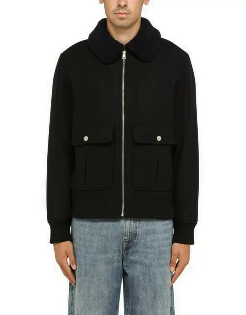 Dark navy wool New Ben jacket