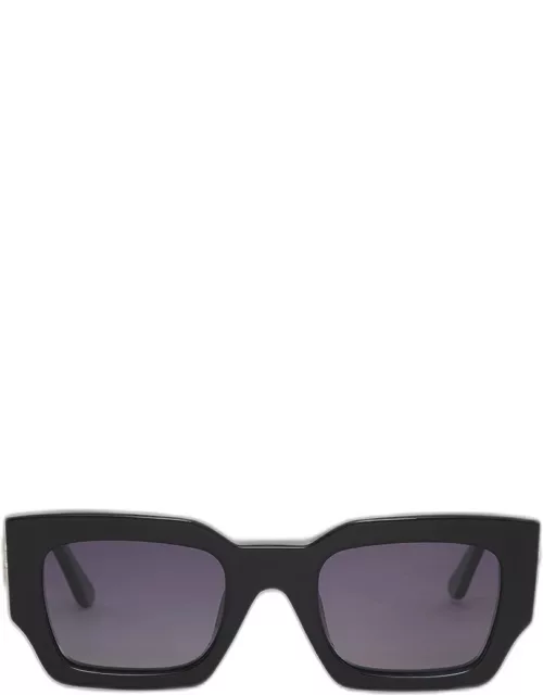 ANINE BING Indio Sunglasses Monogram in Black