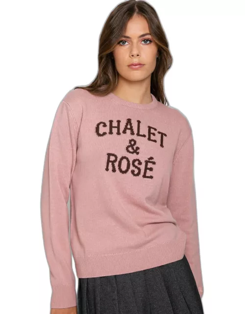 MC2 Saint Barth Woman Sweater With Chalet & Rosé Print