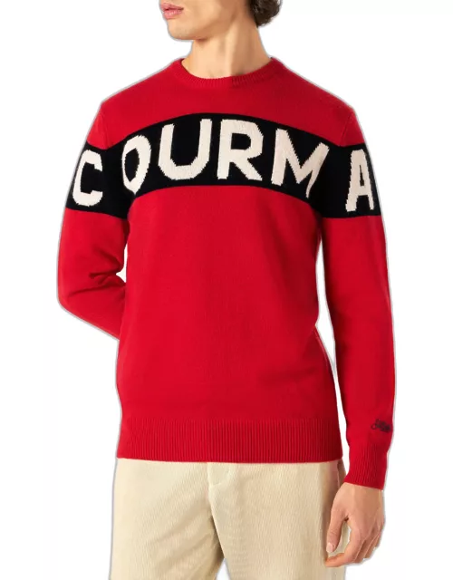 MC2 Saint Barth Man Sweater With Courma Writing