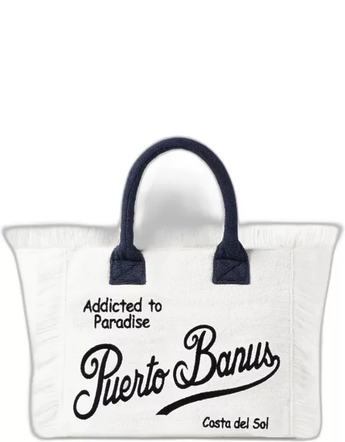 MC2 Saint Barth Vanity Terry Shoulder Bag With Puerto Banus Embroidery