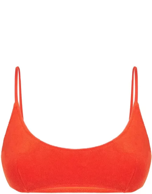 MC2 Saint Barth Woman Orange Terry Bralette Swimsuit
