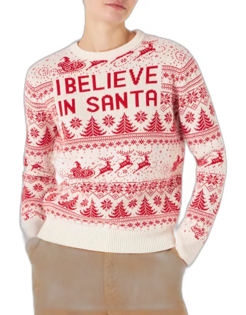 MC2 Saint Barth Woman Sweater With Christmas Print