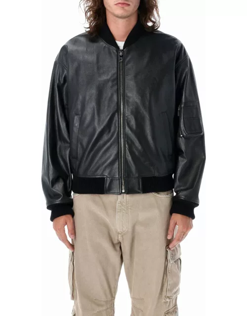 Dolce & Gabbana Bomber Leather Jacket