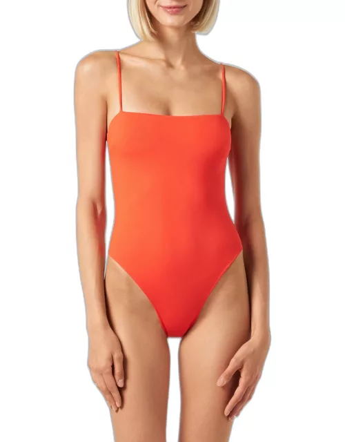 MC2 Saint Barth Woman Orange One Piece Swimsuit