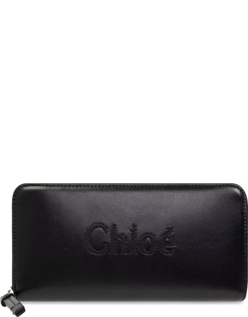 Chloé Leather Wallet With Logo