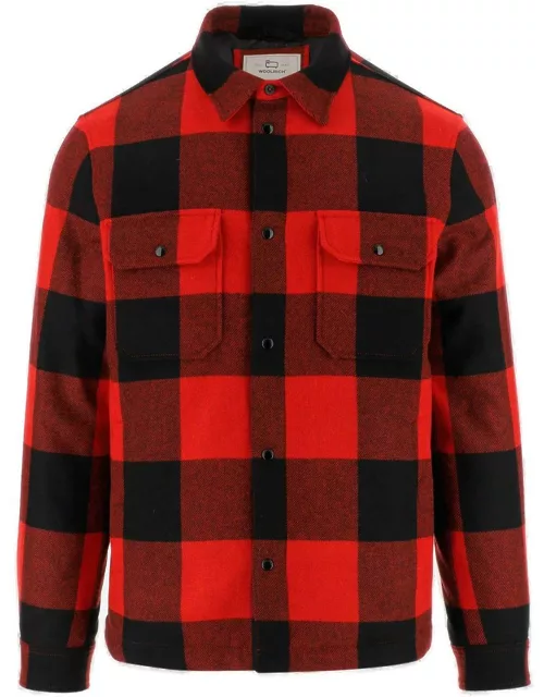 Woolrich Checked Button-up Long Sleeved Shirt