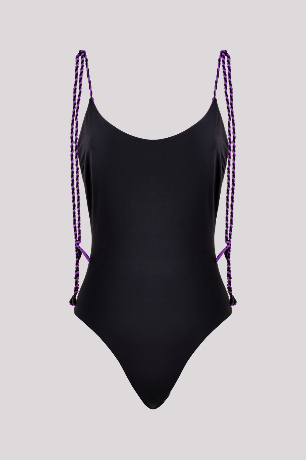 Marion Zimet Reversible One-piece Swimsuit With Adjustable Braided Side Lace
