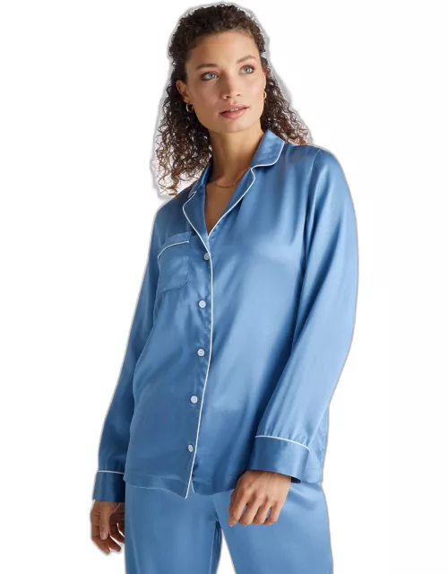 Derek Rose Women's Pyjamas Bailey Silk Satin Soft Deni