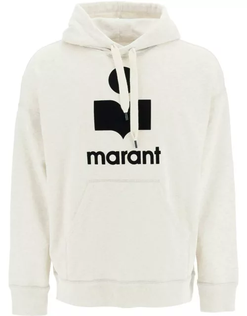 MARANT 'miley' hoodie with flocked logo