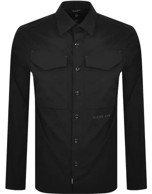 G Star Raw Cargo Regular Long Sleeve Shirt Black