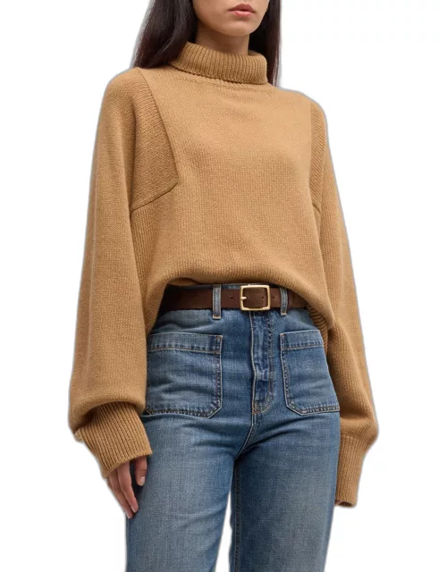 Lucy Turtleneck Cashmere Sweater