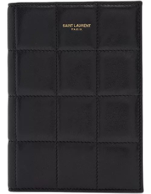 Passport Case in Quilted Smooth Leather