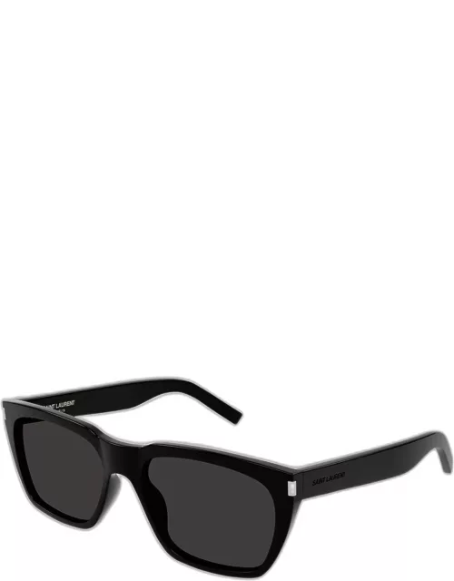 Men's SL 5980 Acetate Rectangle Sunglasse