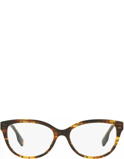 Burberry Eyewear Be2357 Top Check / Striped Brown Glasse