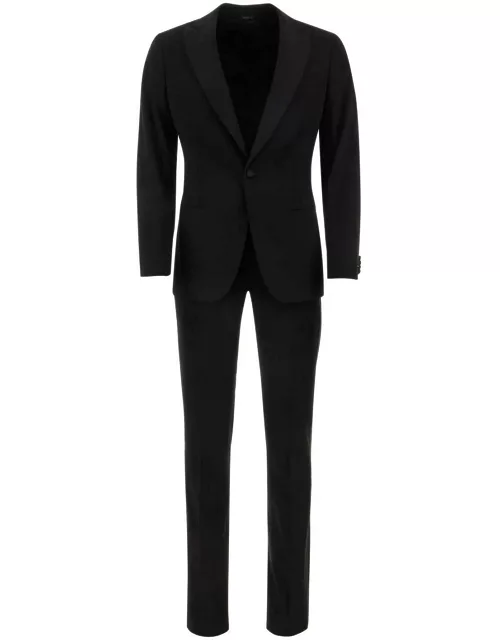Giorgio Armani Black Fabric Suit