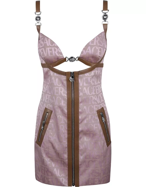 Versace Multi-zip Short Dres