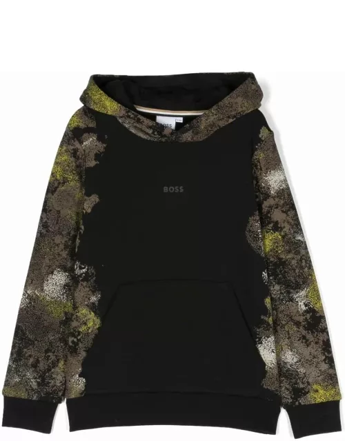 Hugo Boss Sweatshirt With Camouflage Print
