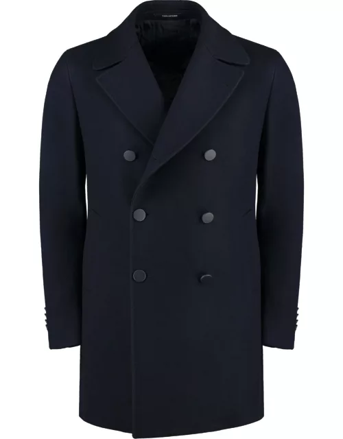 Tagliatore C-stephan Wool Blend Double-breasted Coat