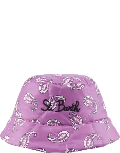 MC2 Saint Barth Woman Bucket Hat With Paisley Print