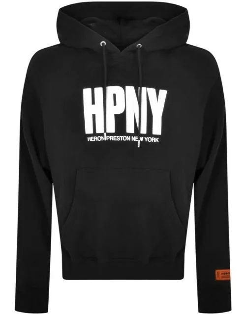 Heron Preston HPNY Logo Hoodie Black