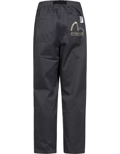 Seagull and Logo Embroidered Pocket Regular fit Pant