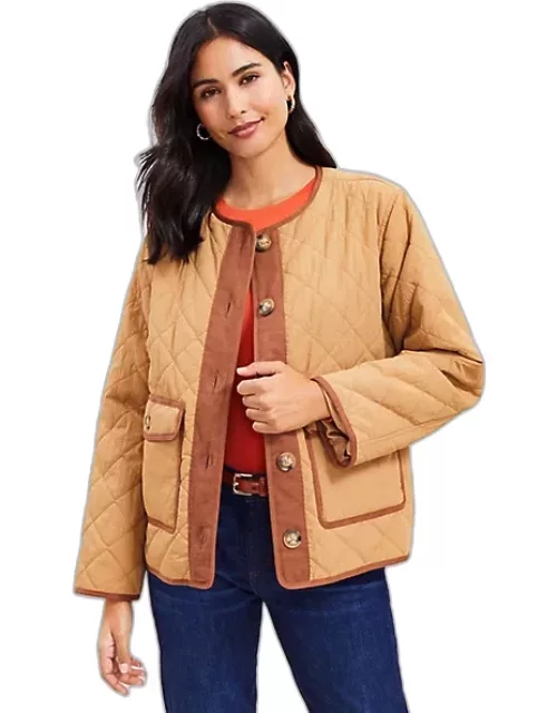 Loft Petite Quilted Field Jacket
