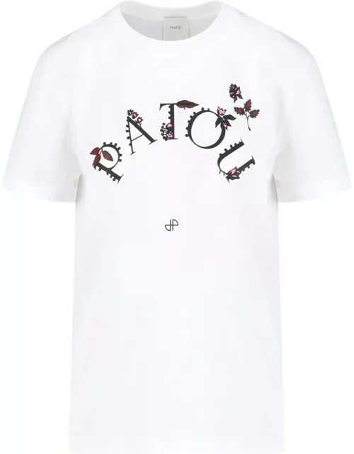Patou Flowers Logo T-Shirt