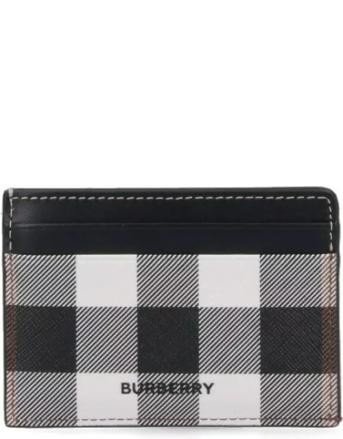 Burberry Check Pattern Card Holder