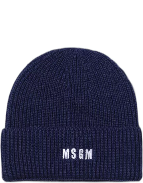 Hat MSGM Men colour Blue