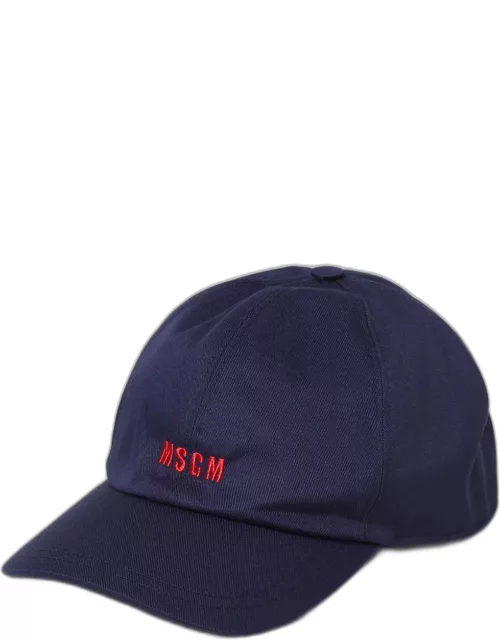 Msgm hat in cotton with embroidered logo