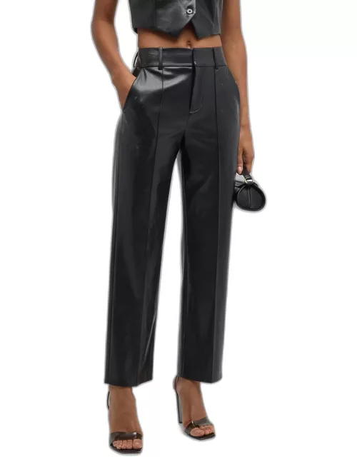 Ming Vegan Leather Ankle Pant