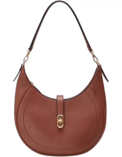 Mary Leather Hobo Shoulder Bag