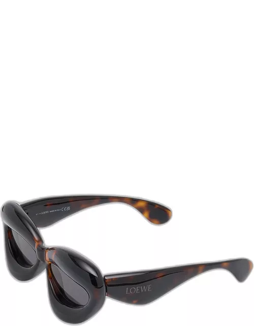 Inflated Acetate Cat-Eye Sunglasse