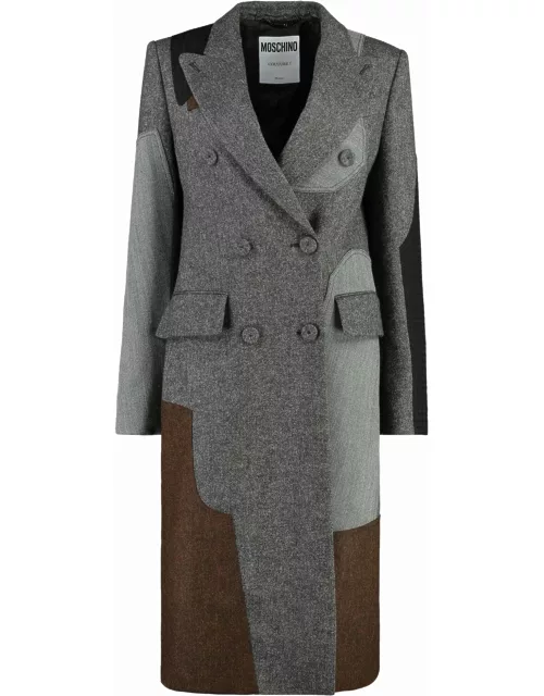 Moschino Contrasting Detail Coat