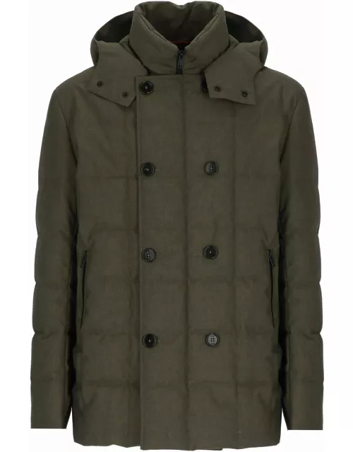 Fay Double-breasted Padded Down Jacket