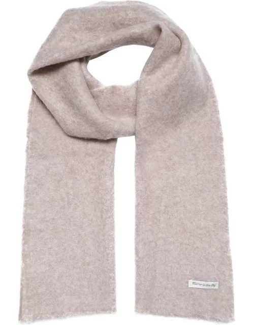 Mirror in the Sky Toast Cashmere Scarf
